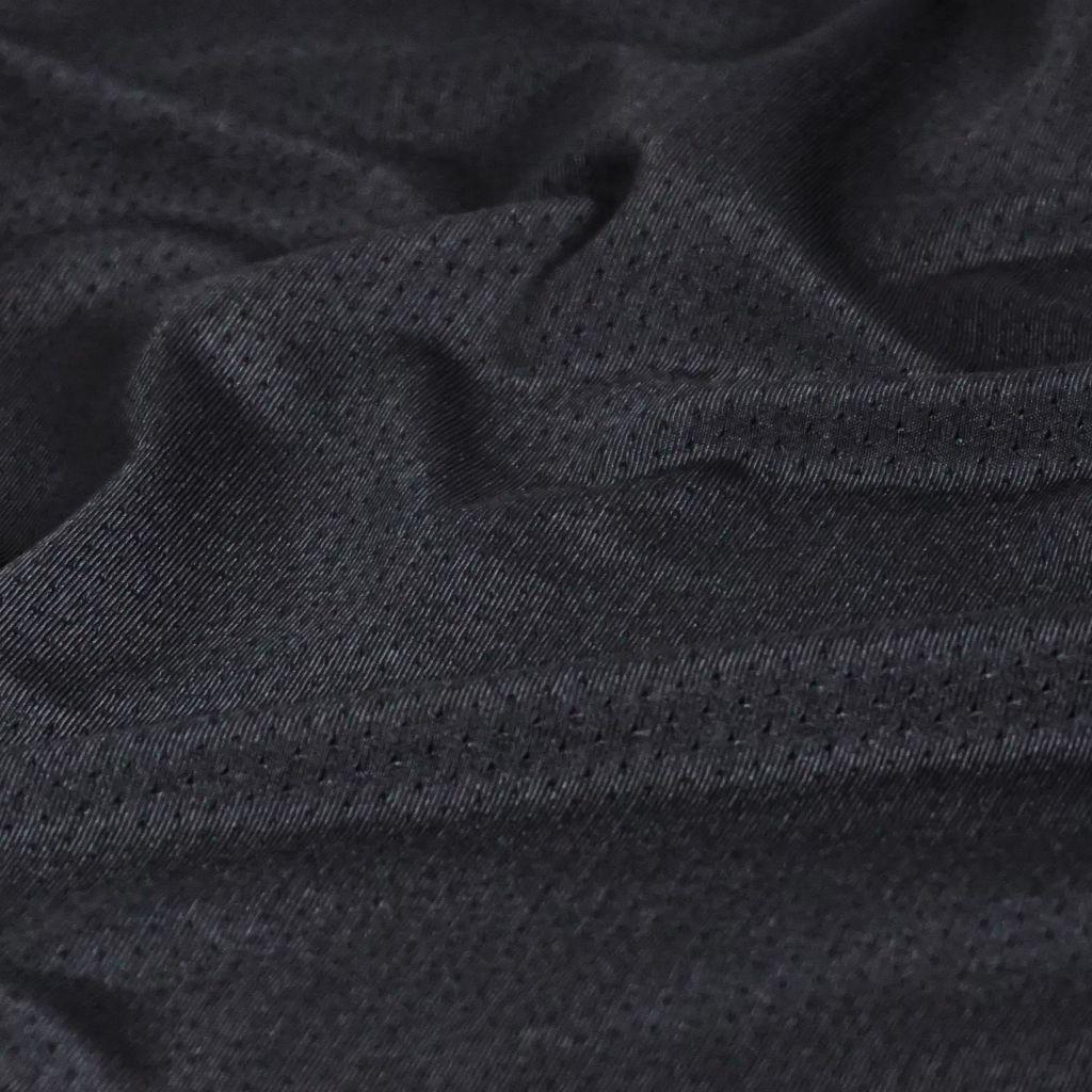 Mesh Funktionsstoff Stretch schwarz